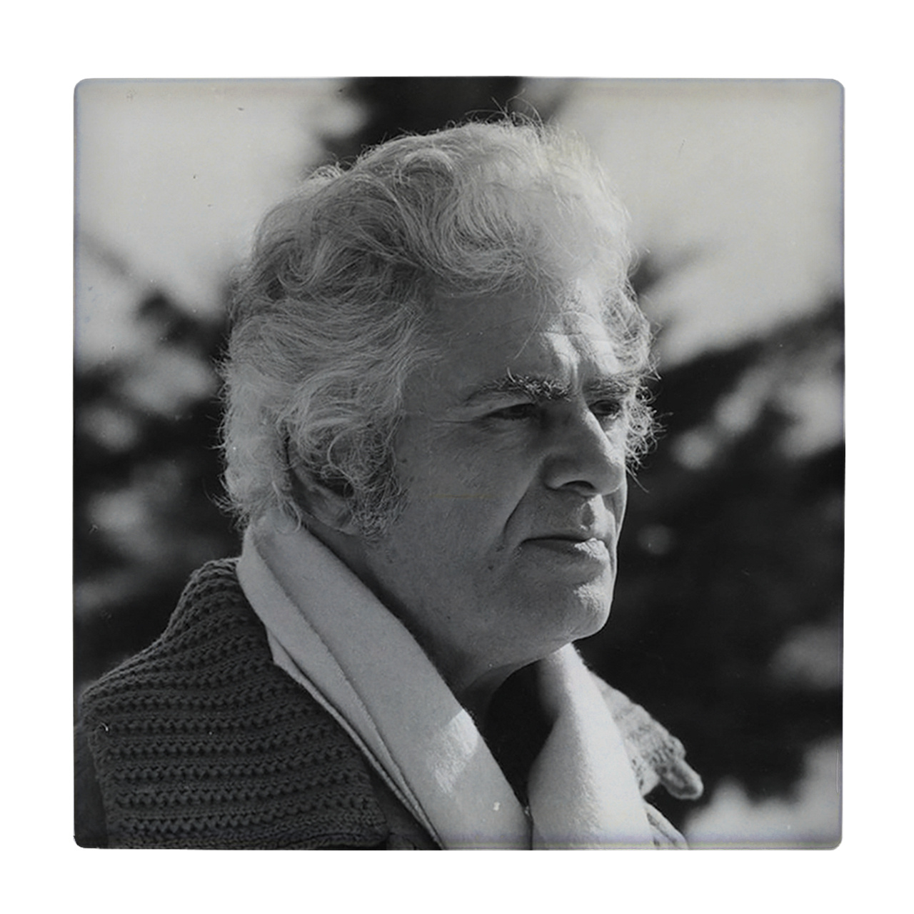 کاشی کارنیلا طرح پرتره احمد شاملو مدل لوحی کد klh265