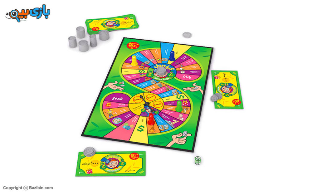 لعبه الطاوله محفظه نقود من بازی تا