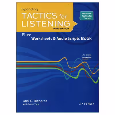 کتاب‌ Tactics for listening 3rd expanding اثر jack c richards انتشارات جنگل