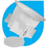 چاه بست توالت، تک درب