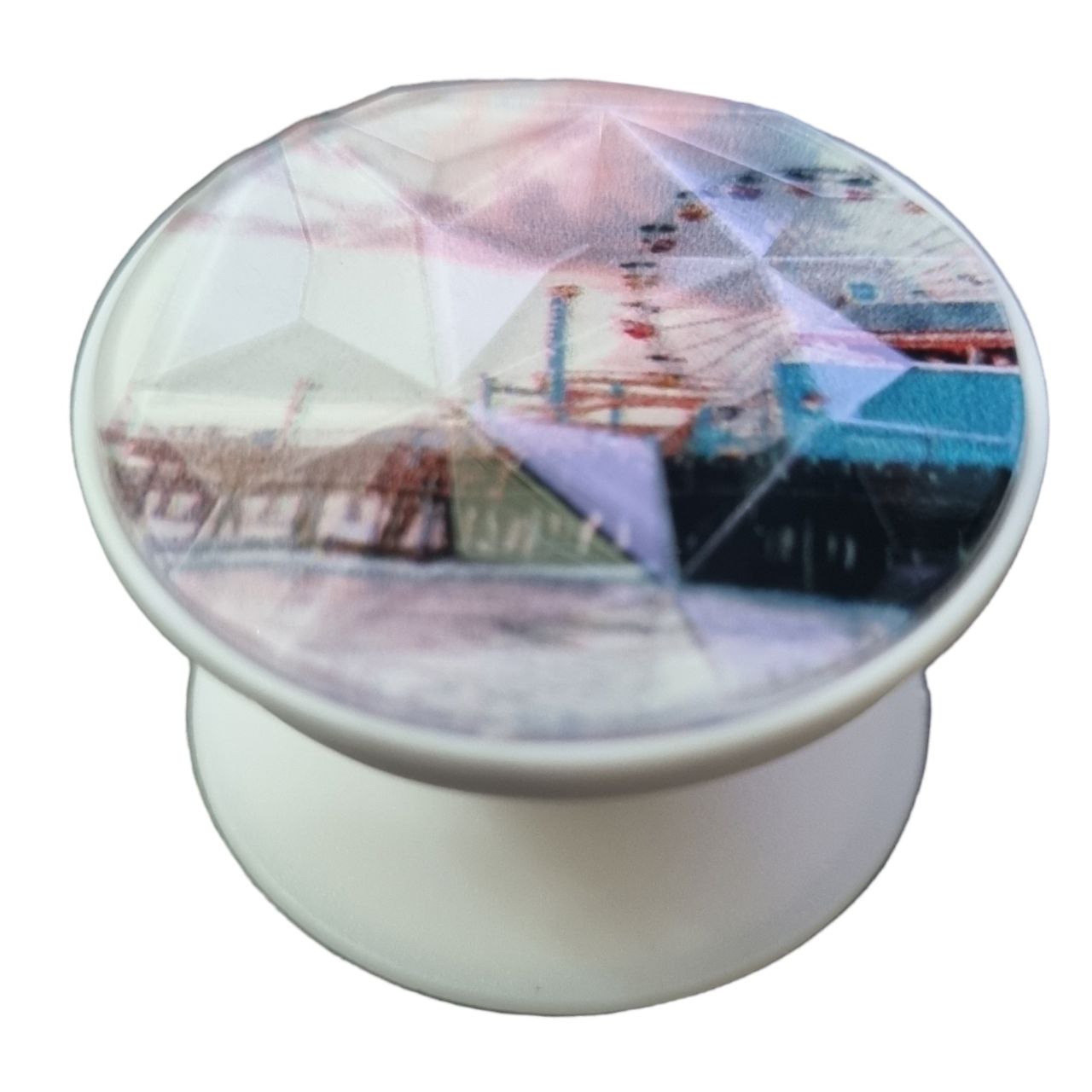 پایه نگهدارنده گوشی موبایل و تبلت پاپ سوکت طرح چرخ و فلک مدل کریستالی