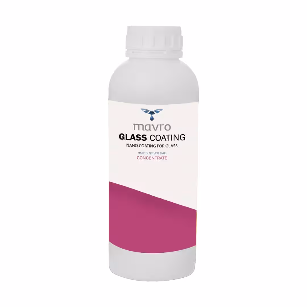 محلول نانو محافظ و آبگریز شیشه ساختمان ماورو مدل CONCENTRATE حجم 1 لیتر