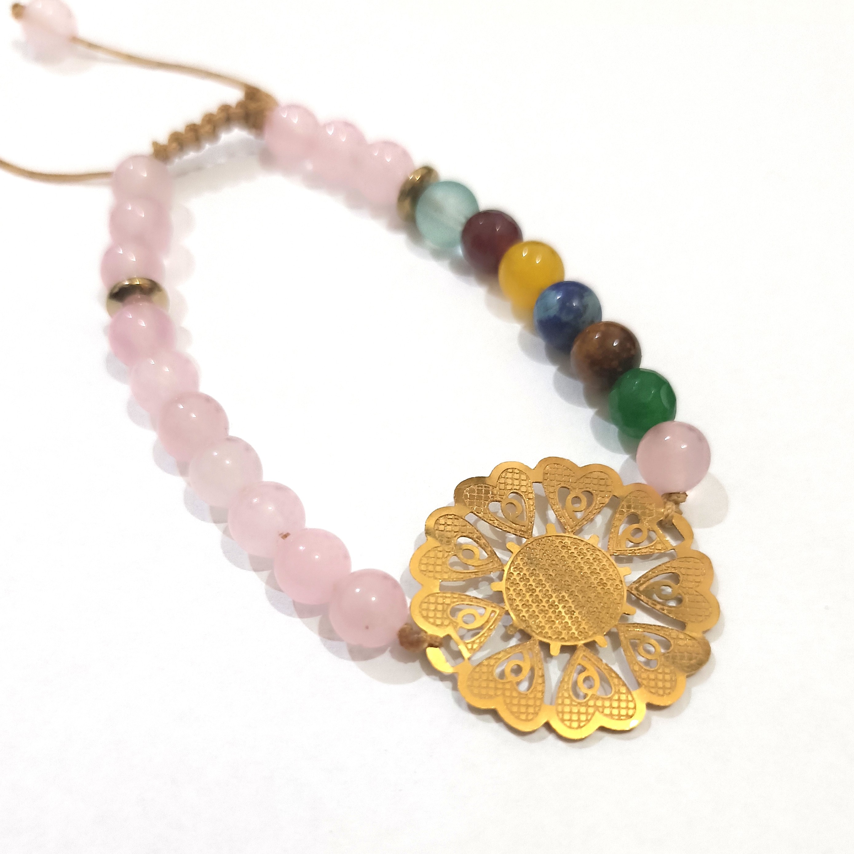 دستبند گل  دست ساز