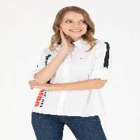 شومیز زنانه سفید یو اس پولو