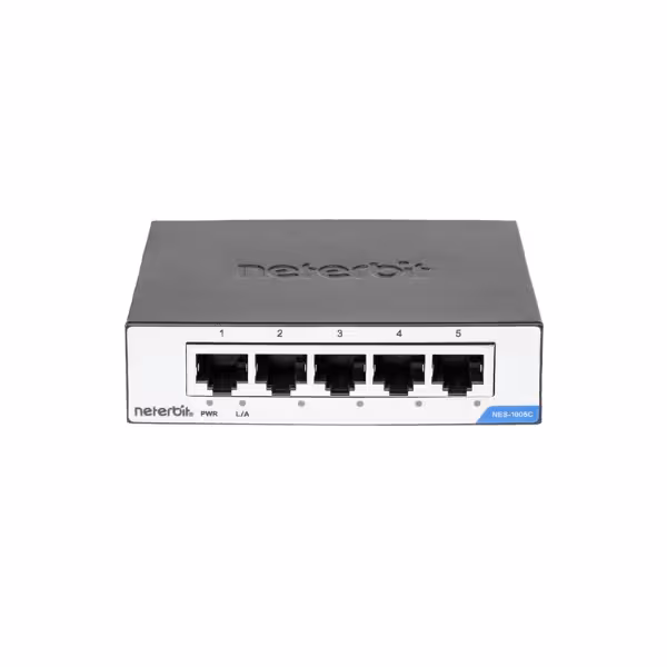 سوئیچ شبکه 5 پورت نتربیت Neterbit Switch NES-1005C - تکنو لینک 148