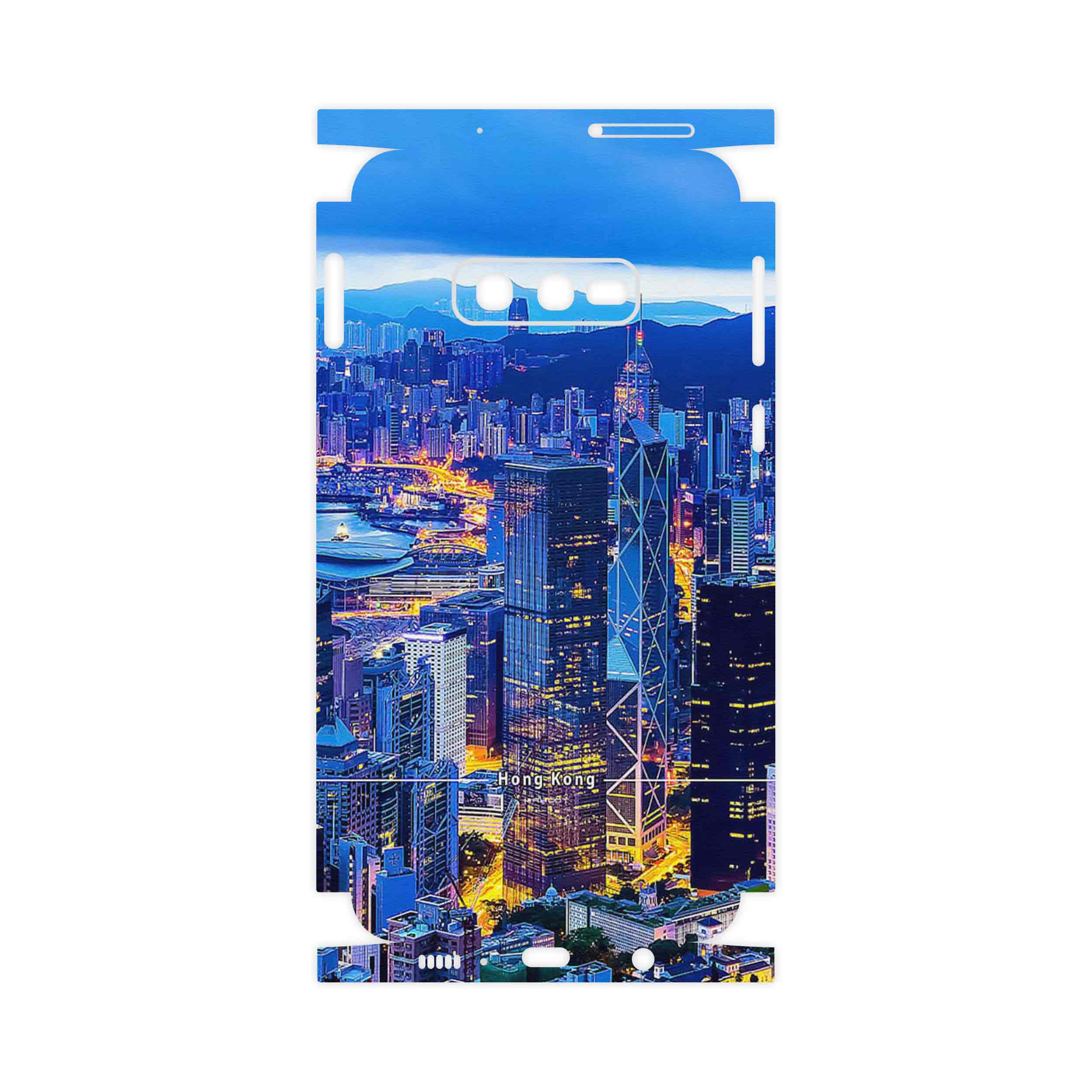 برچسب پوششی ماهوت مدل Hong Kong City-FullSkin مناسب برای گوشی موبایل سامسونگ Galaxy S10e