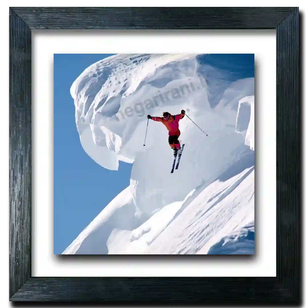 تابلو پرش از روی برف طرح  B 16