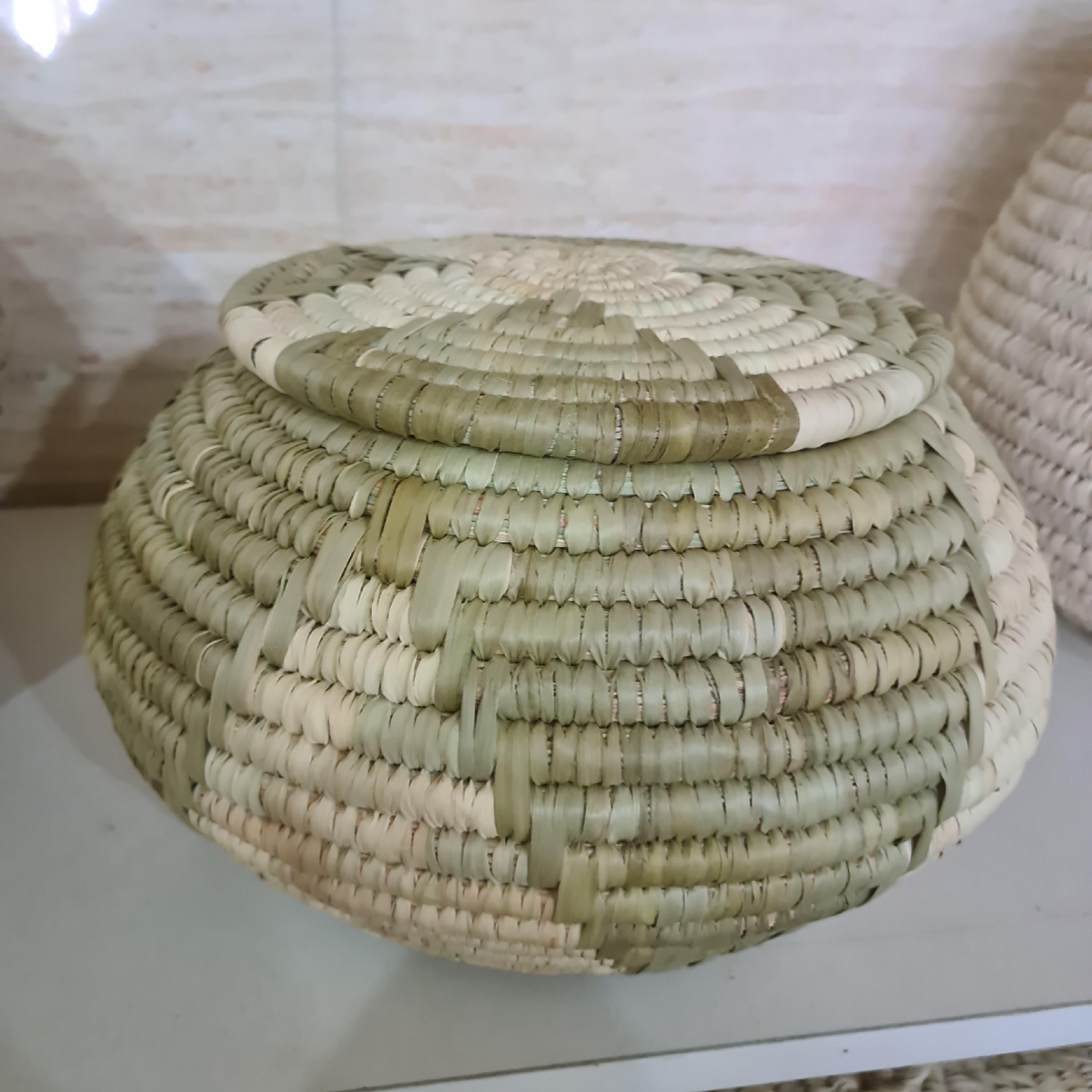 سبد حصیری جابرنجی خمره 20 کیلو
