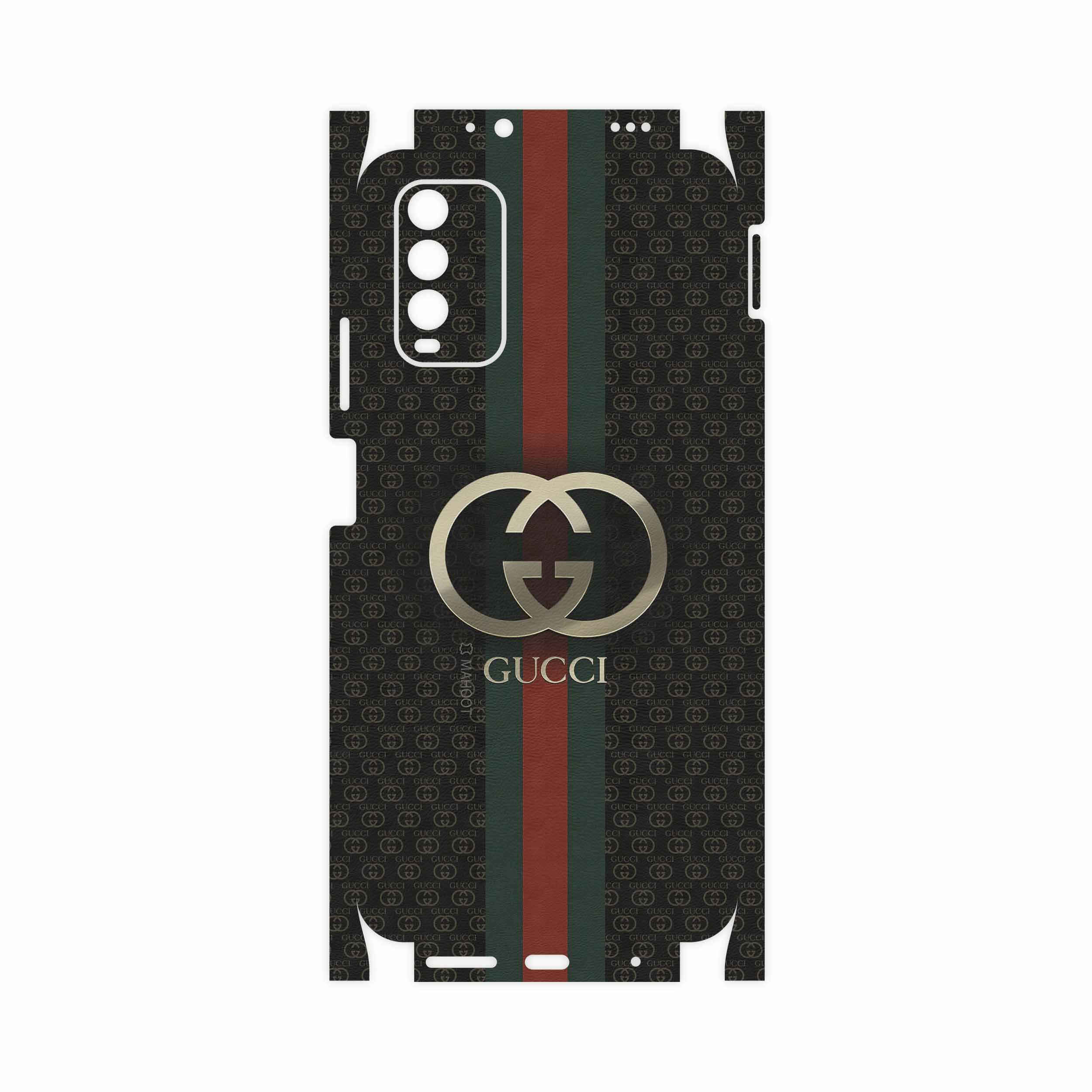 برچسب پوششی ماهوت مدل GUCCI-Logo-FullSkin مناسب برای گوشی موبایل شیائومی Redmi 9T