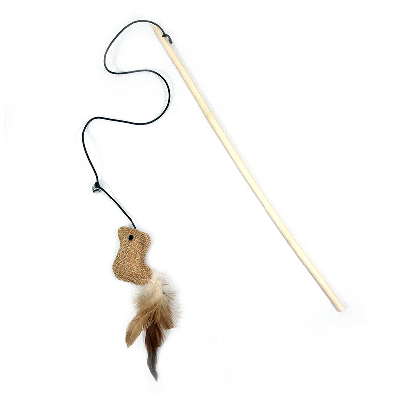 اسباب بازی گربه مدل چوب بازی طرح پرنده پر دار کد 20001 | چاوه