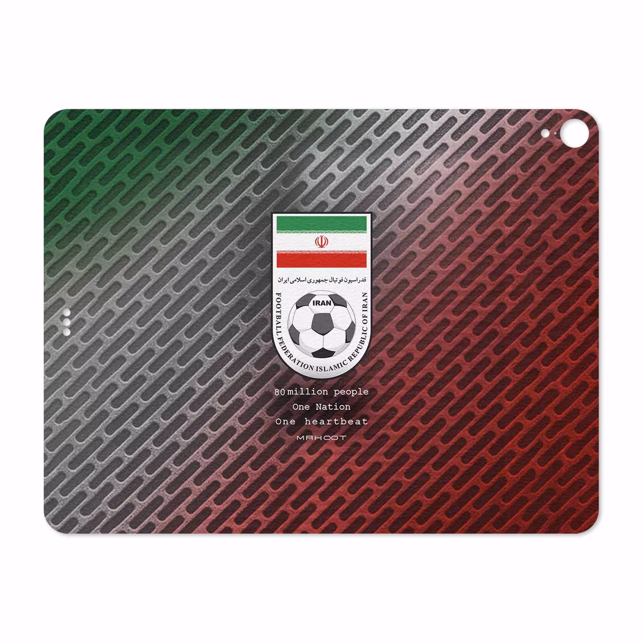 برچسب پوششی ماهوت مدل Iran-National-Football-Team مناسب برای تبلت اپل iPad Pro 12.9 (GEN 3) 2018 A2014