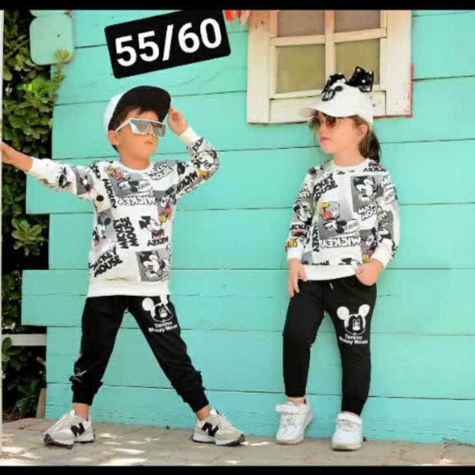 بلیزشلوار اسپرت جنس دورس کیفیت عالی تضمینی طرح میکی موس