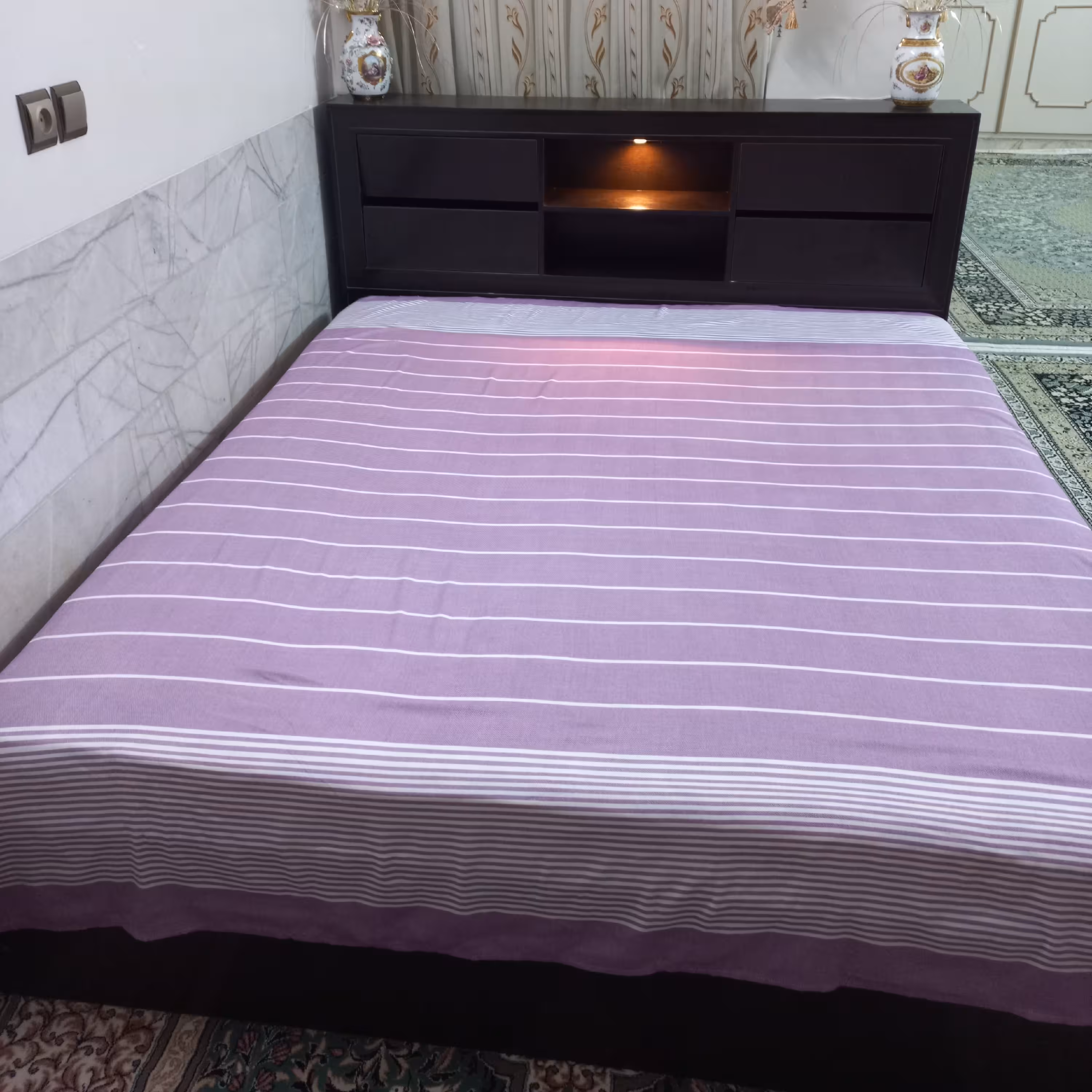 روتختی دونفره ، جنس صددرصد ویسکوز  ، در رنگ بندی زیبا و متنوع ، برند سمابافت یزد 