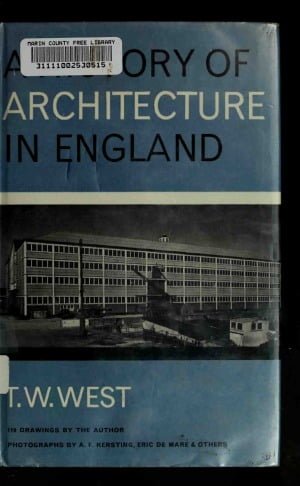 󾕇 دانلود کتاب A History Of Architecture In England, 2nd ed, 1966 - دانلود کتاب های دانشگاهی