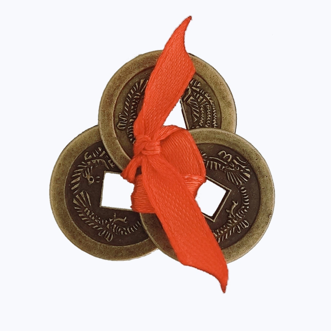 دکوری مدل سه سکه طرح ققنوس و اژدها