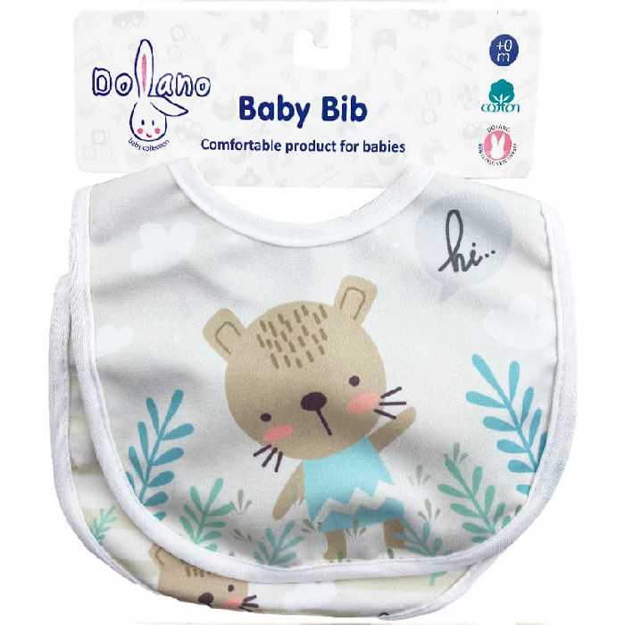 پیش بند نوزادی Baby Bio دو عددی سنجاب دولانو Dolano