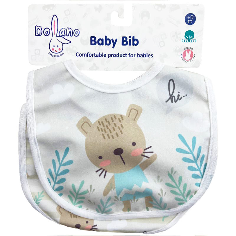 پیش بند نوزادی Baby Bio دو عددی سنجاب دولانو Dolano