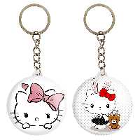 جاکلیدی خندالو مدل هلو کیتی کد 24872485 مجموعه 2 عددی