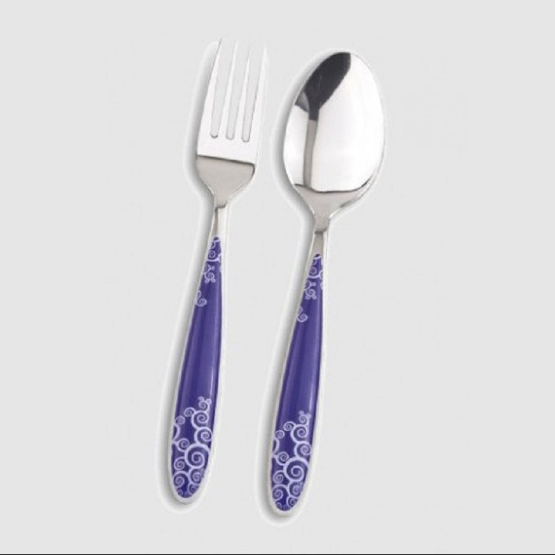 قاشق و چنگال رنگی مونترال 12 پارچه یونیک کد5879