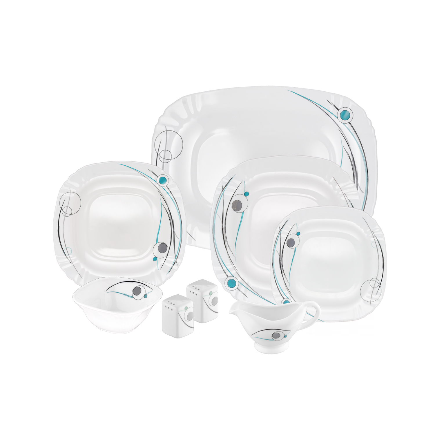 سرویس غذاخوری 28 پارچه هومیت طرح ملینا