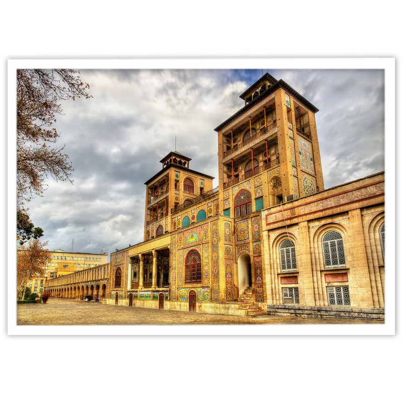 تابلو نوری بکلیت طرح کاخ گلستان شمس العماره مدل W-8649 | دنیای قاب