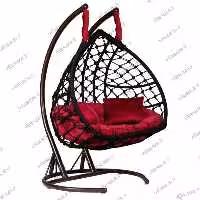 تابریلکسی 2 نفره  سرمه  بافت ویلا سازه با  تحمل وزن 350 کیلو ارسال با باربری پس (پس کرایه)