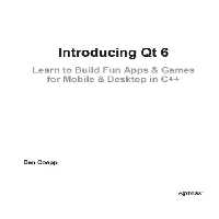 خرید و دانلود نسخه کامل کتاب Introducing Qt 6: Learn to Build Fun Apps &amp; Games for Mobile &amp; Desktop in C