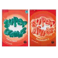 کتاب Super Minds Practice And WorkSheets 4 اثر Garan Holcombe انتشارات الوندپویان دو جلدی
