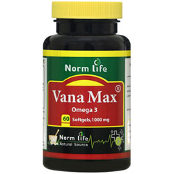 سافت ژل امگا 3 وانامکس نورم لایف
