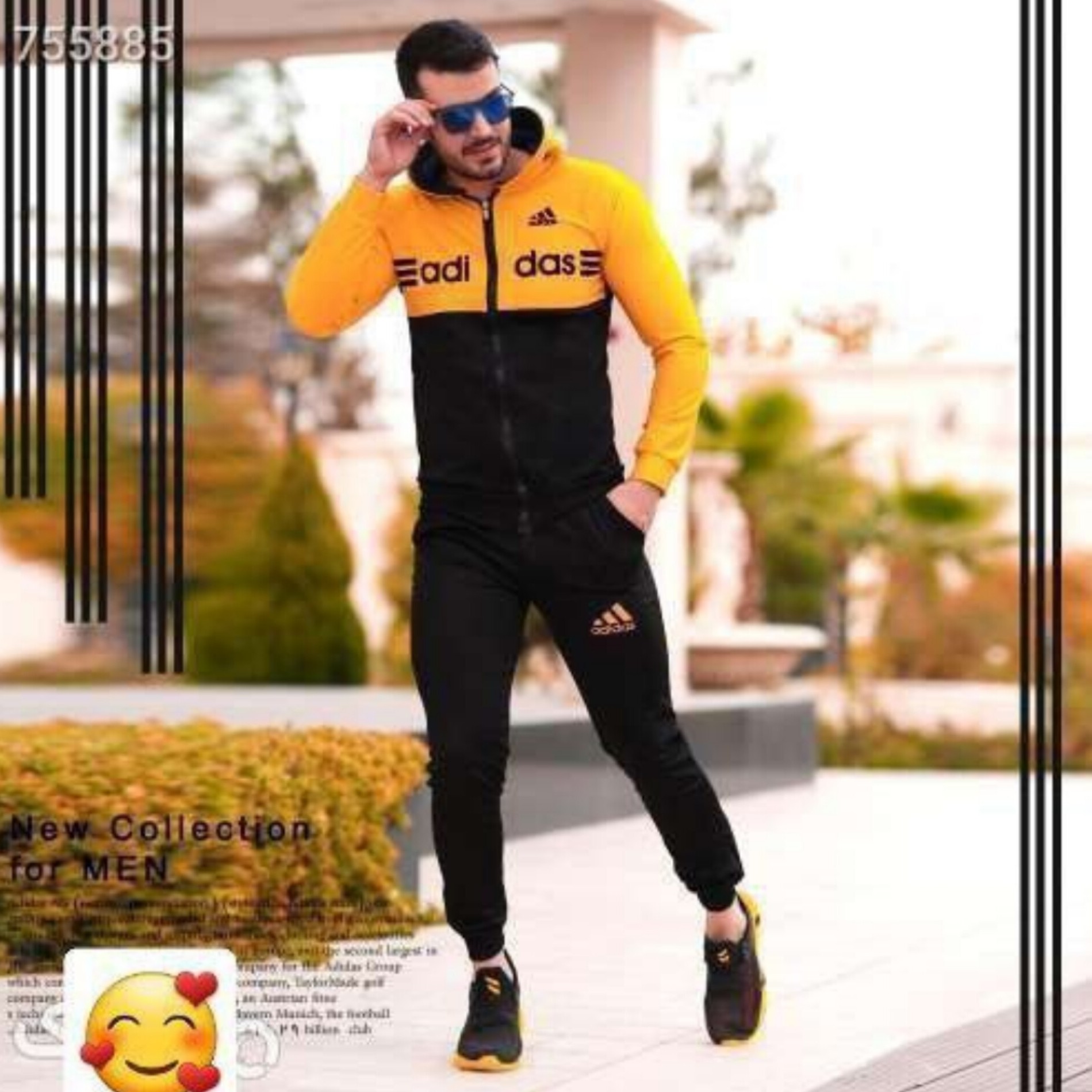 سویشرت شلوار اسپرت بچگانه سایز بزرگ طرح adidas