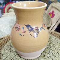 کوزه سفالی  طرح دار