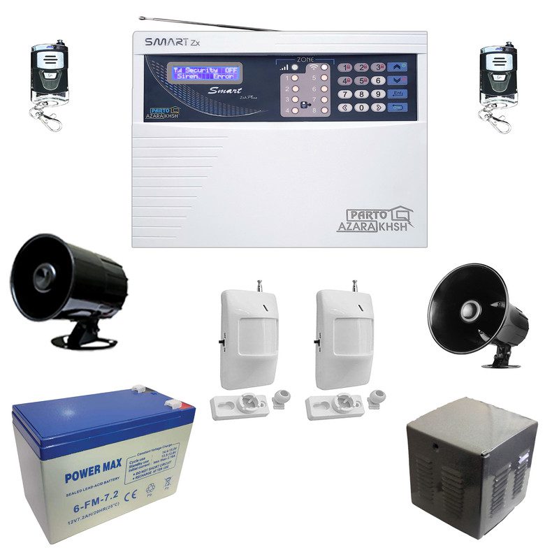 مشخصات، قیمت و خرید سیستم دزدگیر سیم کارتی پرتوآذرخش مدل Smart ZXC