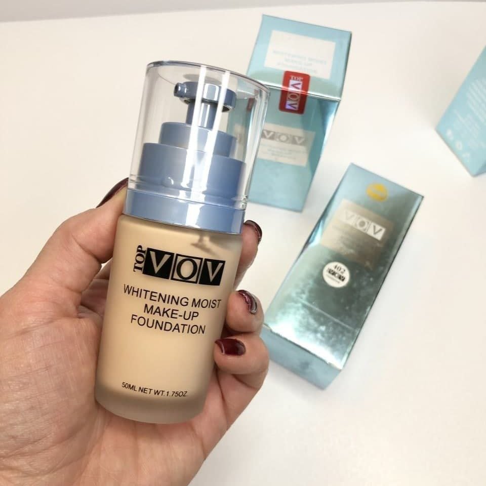 کرم پودر شیشه ای وو درجه یک
 VOV Whitening Moist Make-up Foundation