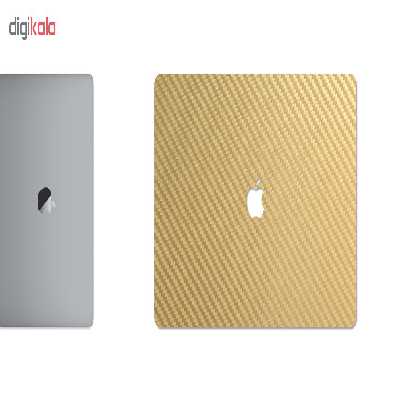 برچسب پوششی ماهوت مدل Gold Carbon مناسب برای لپ تاپ اپل Macbook Pro 2016 15inch Retina