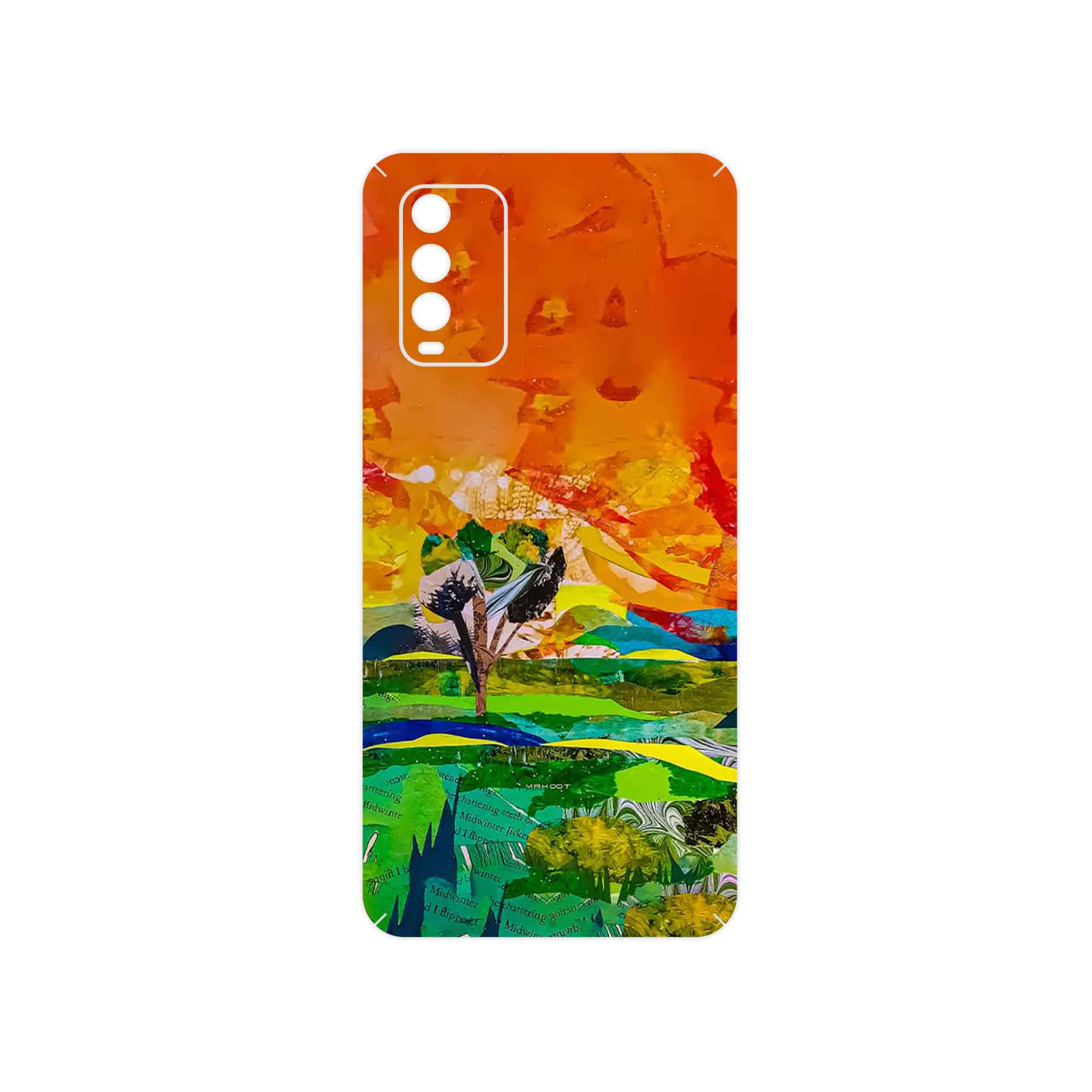 برچسب پوششی ماهوت مدل Collage of Painting مناسب برای گوشی موبایل شیائومی Redmi Note 9 4G