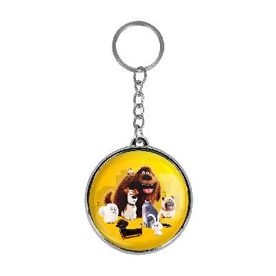 جاکلیدی خندالو طرح زندگی پنهان حیوانات خانگی مدل دوطرفه کد 1067110662