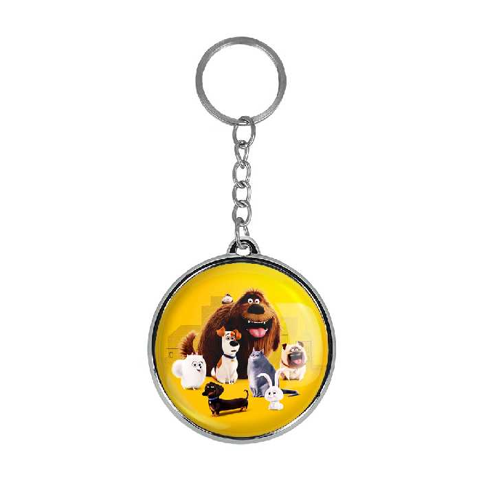 جاکلیدی خندالو طرح زندگی پنهان حیوانات خانگی مدل دوطرفه کد 1067110662