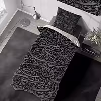 روتختی خطاطی طوسی مشکی SM-13601