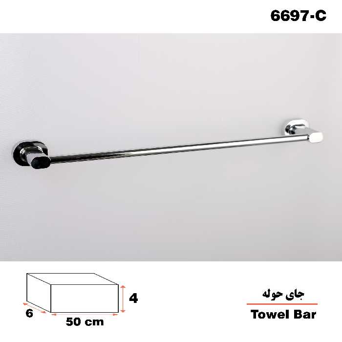 آویز حوله دلفین مدل 66 C L