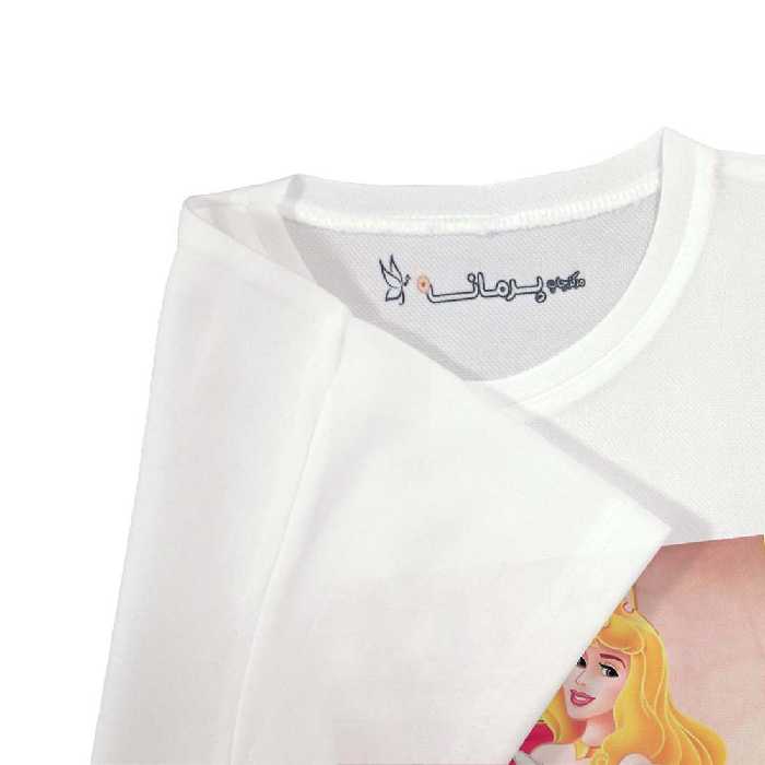 تی شرت بچگانه پرمانه طرح زیبای خفته کد pmt.5772