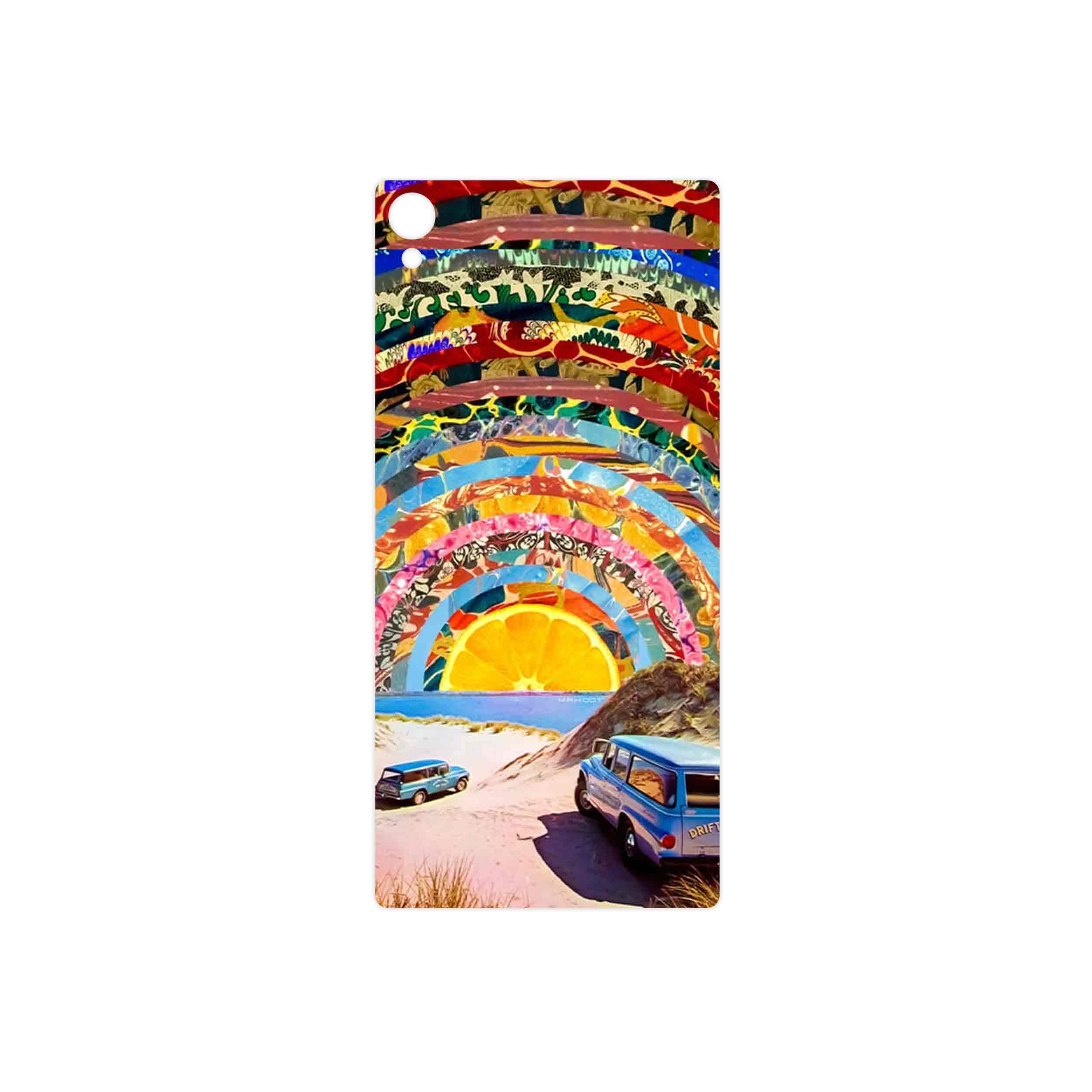 برچسب پوششی ماهوت مدل Collage of Orange Sky مناسب برای گوشی موبایل سونی Xperia Z3