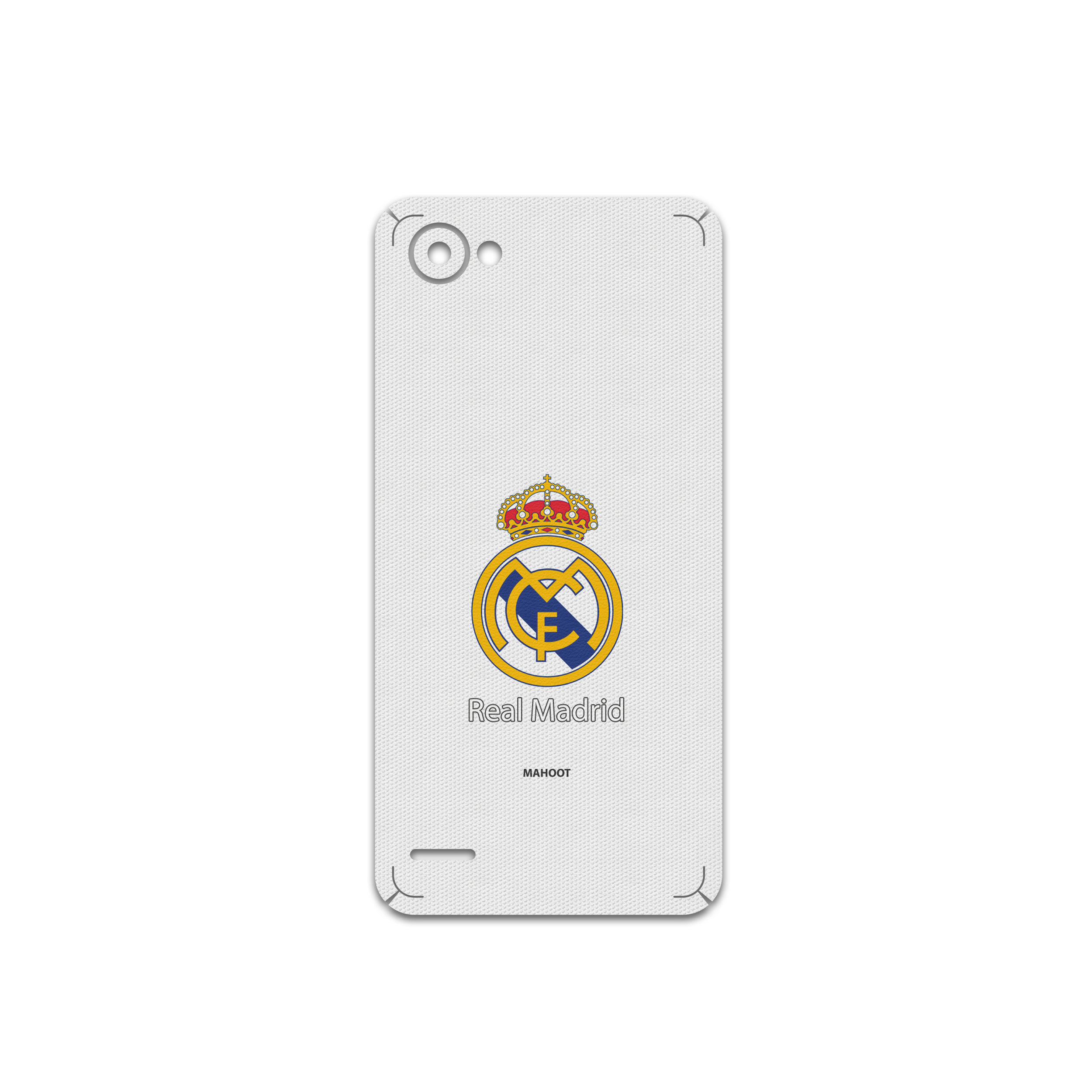 برچسب پوششی ماهوت مدل REAL-MADRID-FC مناسب برای گوشی موبایل ال جی Q6
