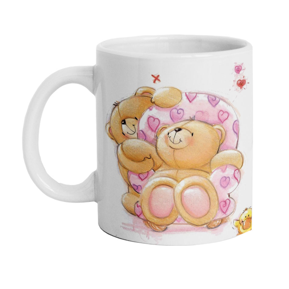 ماگ دارلی طرح فانتزی خرس مدل MG1685