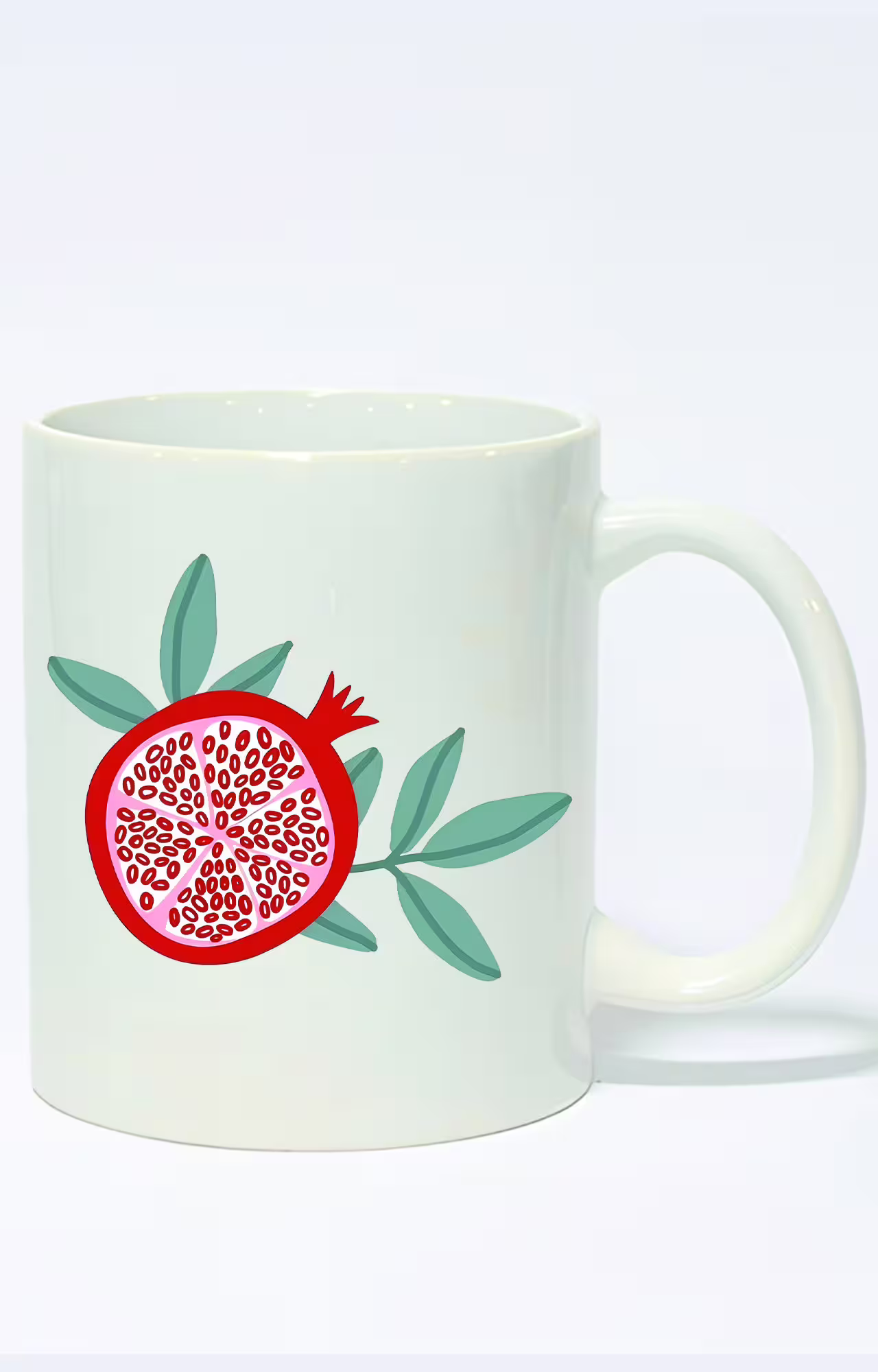 ماگ ساده طرح انار شب یلدا کد 3743