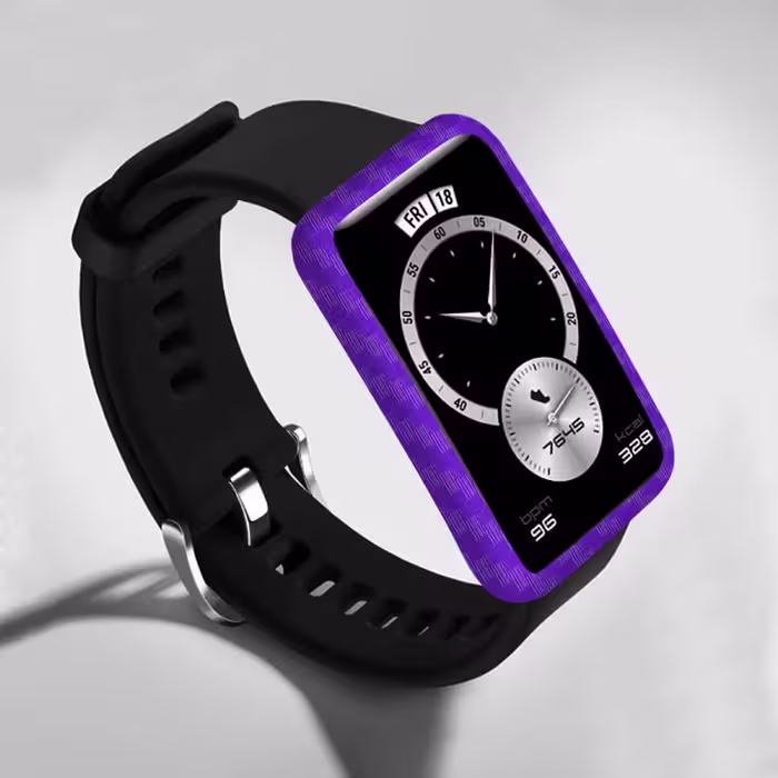 برچسب ماهوت طرح Purple Fiber مناسب برای ساعت هوشمند هوآوی Watch Fit