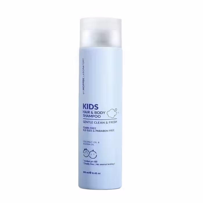 شامپو سر و بدن کودک موپک مدل GENTLE CLEAN &amp; FRESH حجم 250 میلی لیتر