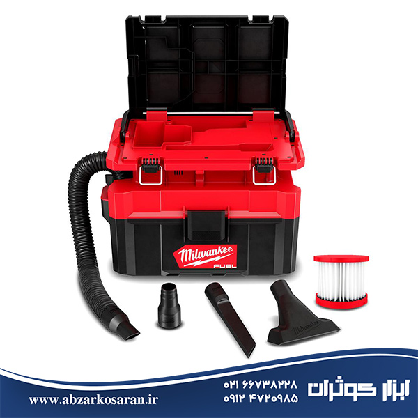 جارو زباله مرطوب خشک 18 ولت میلواکی Milwaukee مدل M18FPOVCL-0