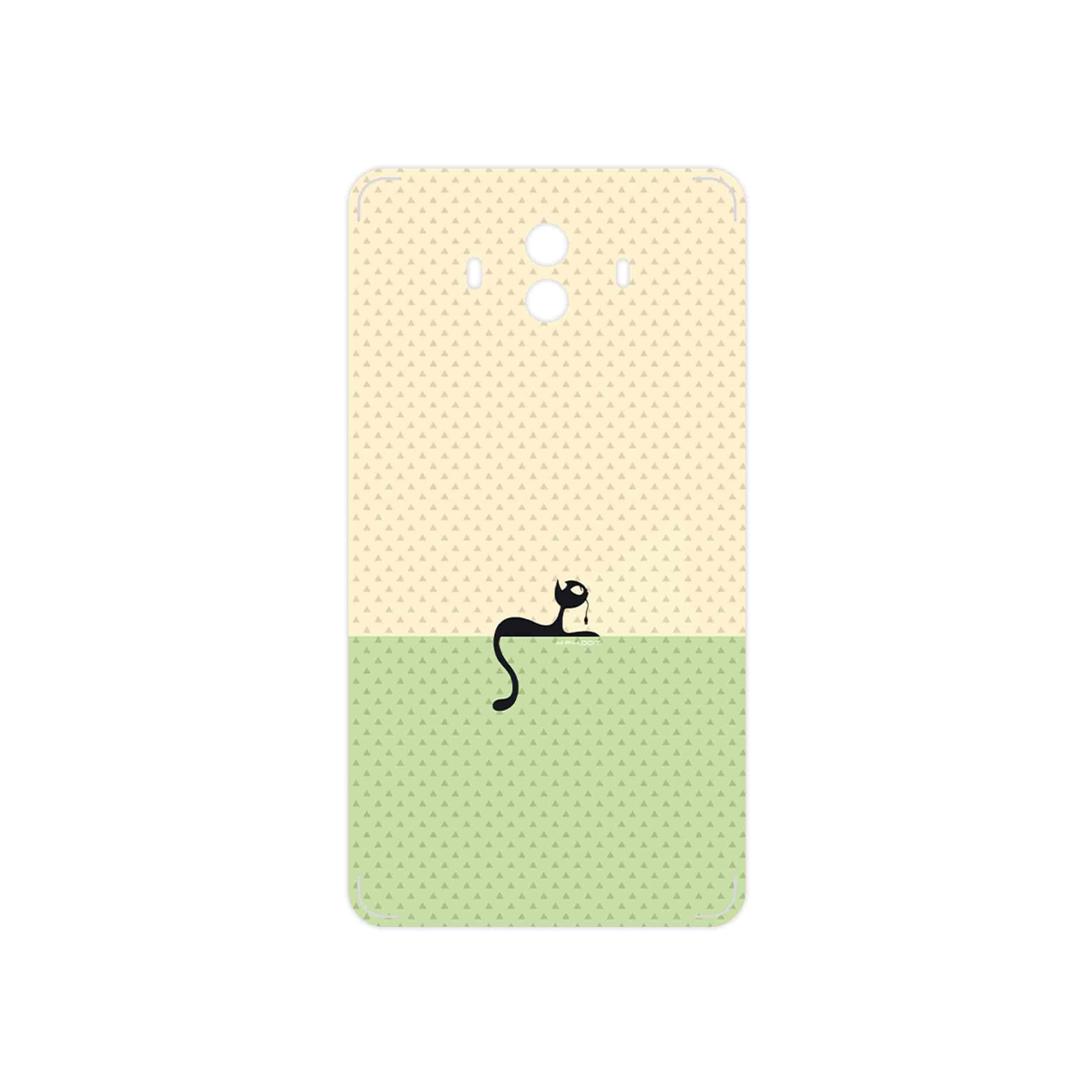 برچسب پوششی ماهوت مدل Minimal Internet Cat Icon مناسب برای گوشی موبایل هوآوی Mate 10