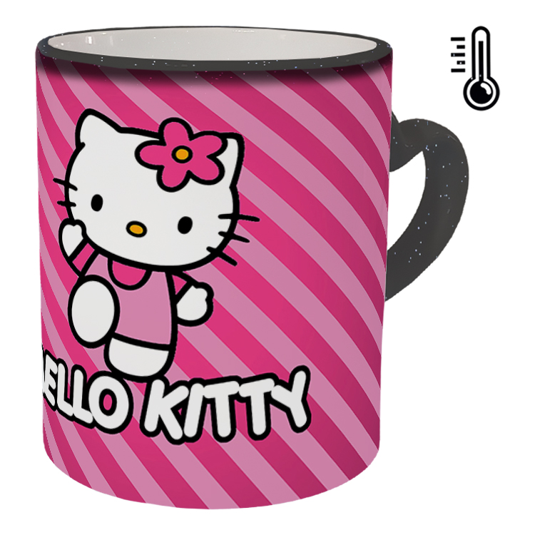 ماگ حرارتی مدل دسته قلبی اکلیلی طرح کیتی کد 22