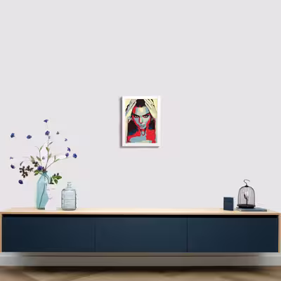 تابلو مدل تابلو مدل کندال جنر kendall jenner BL68